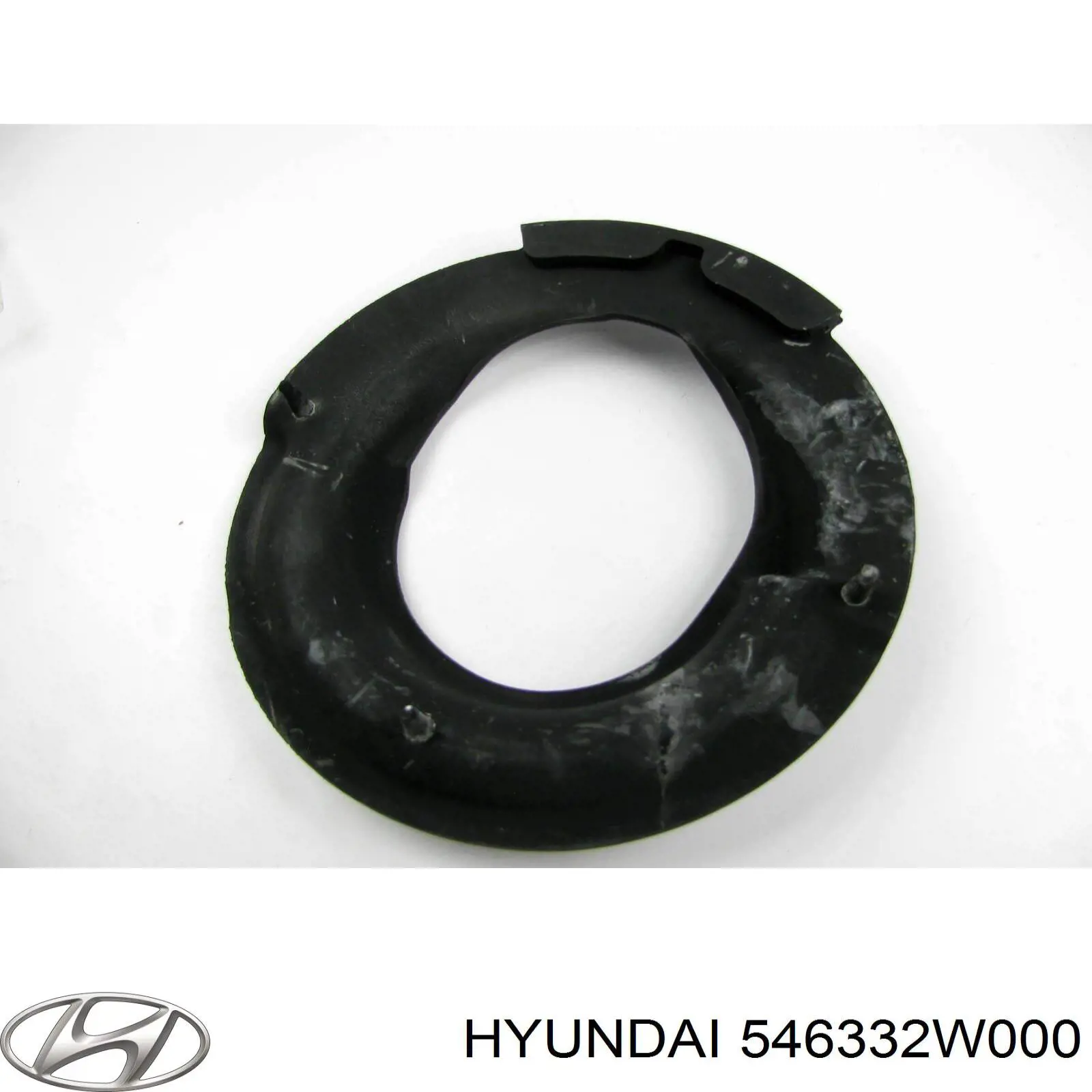 Проставка (резиновое кольцо) пружины передней нижняя на Hyundai Santa Fe III 