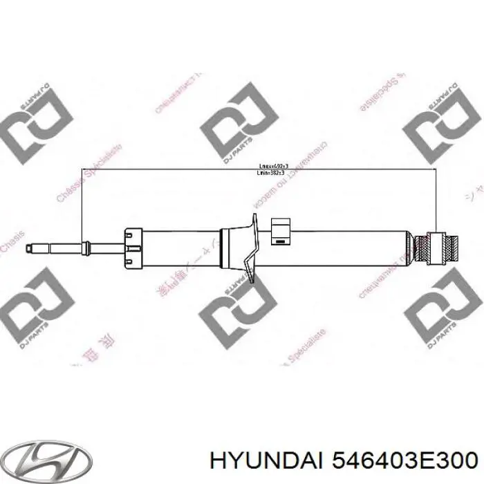 357279070100 Magneti Marelli Амортизатор передней подвески правый