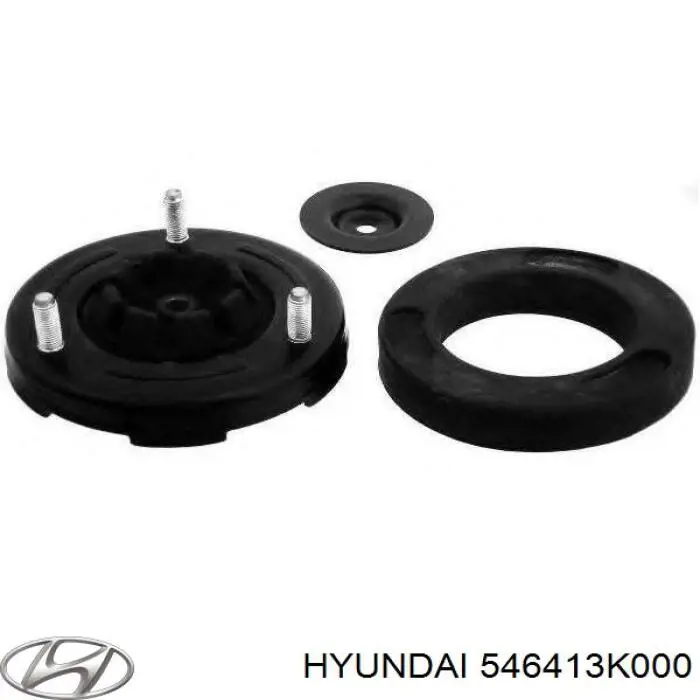 Espaçador (anel de borracha) da mola dianteira superior para Hyundai Sonata (NF)