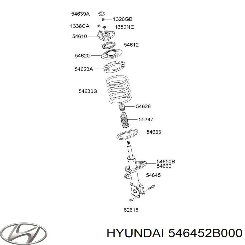  546452B000 Hyundai/Kia