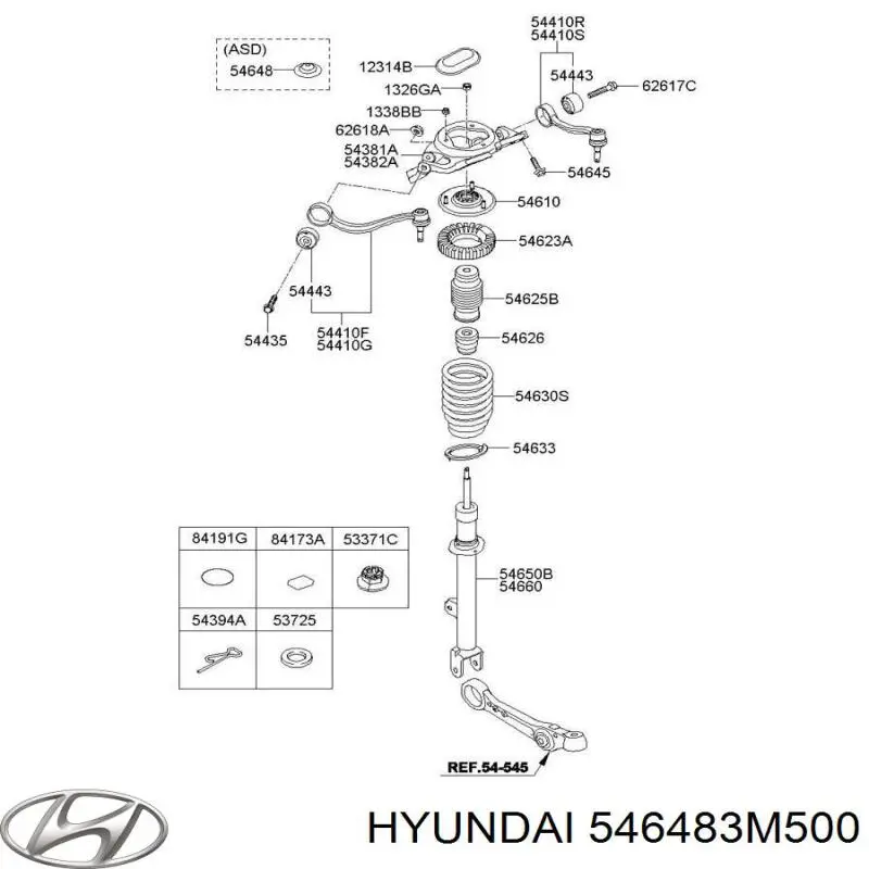 546483M500 Hyundai/Kia 