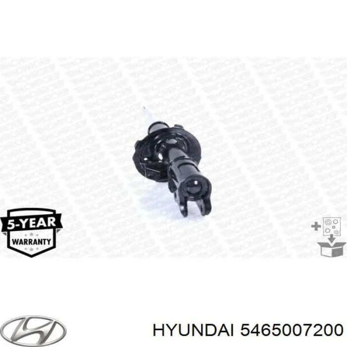 S5465007200 Hyundai/Kia amortecedor dianteiro esquerdo