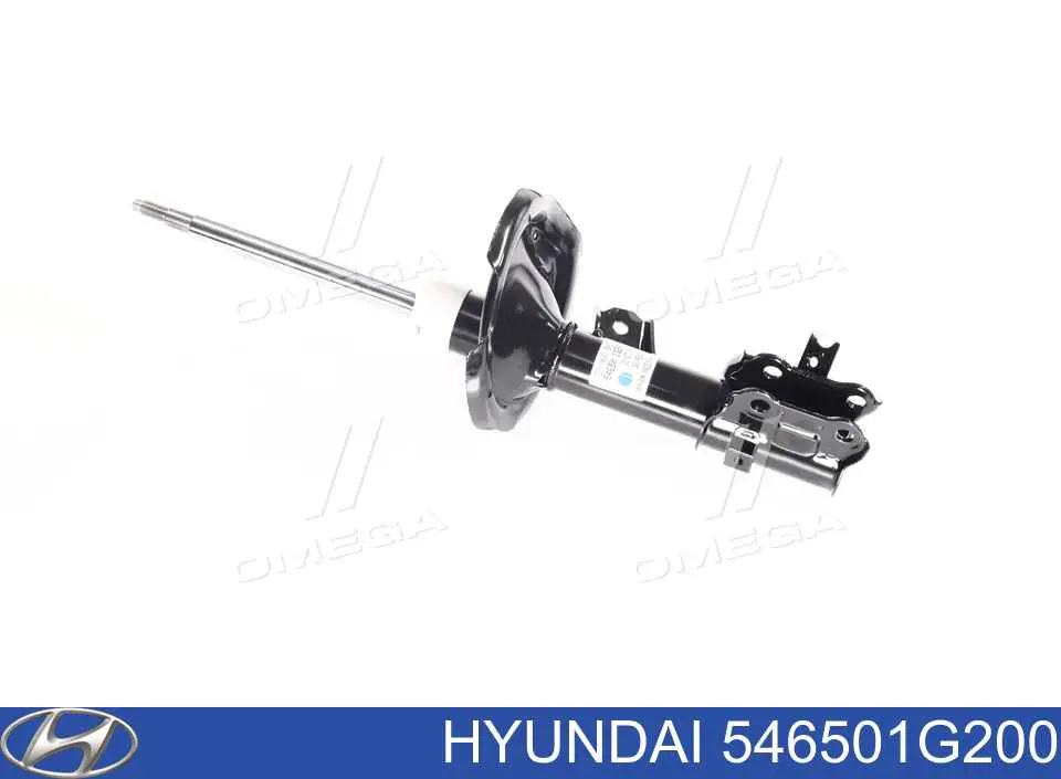 546501G200 Hyundai/Kia amortecedor dianteiro esquerdo