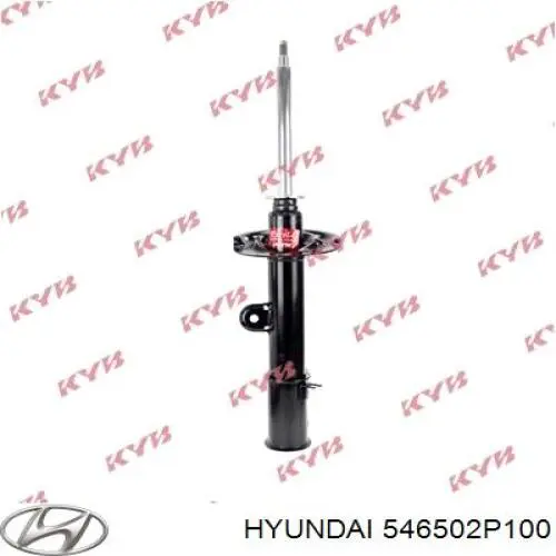 Купить 546502P100 Hyundai/Kia Амортизатор подвески передний левый