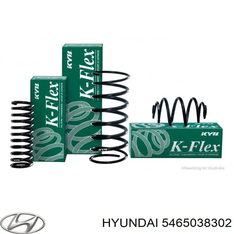 5465038302 Hyundai/Kia пружина передняя