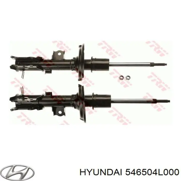 Амортизатор передний левый 546504L000 Hyundai/Kia