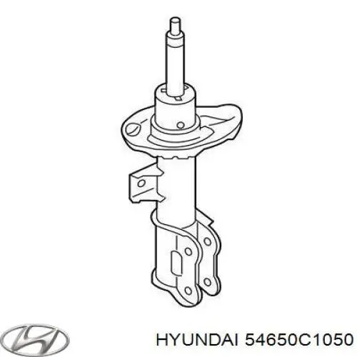 Амортизатор передней подвески левой Hyundai/Kia 54650C1050 цена, от 112.20 USD