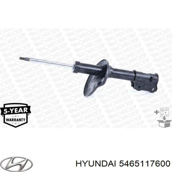 Стойка передняя левая Hyundai/Kia 5465117600
