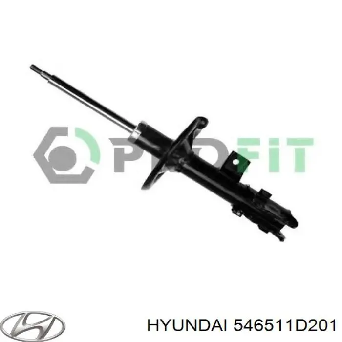 Амортизатор передней подвески левой Hyundai/Kia 546511D201 цена, от 46.05 USD