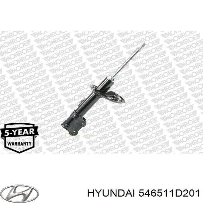 Купить 546511D201 Hyundai/Kia Амортизатор подвески передний левый