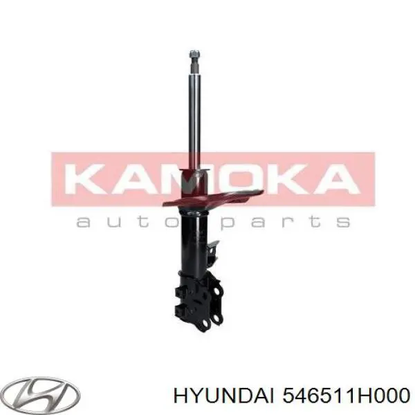 Стойка передняя левая Hyundai/Kia 546511H000