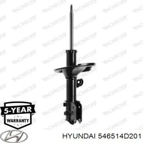 Амортизатор передней подвески левой Hyundai/Kia 546514D201 цена, от 47.64 USD