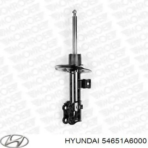 54651A6000 Hyundai/Kia амортизатор передний левый