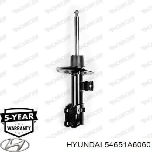 54651A6060 Hyundai/Kia amortecedor dianteiro esquerdo