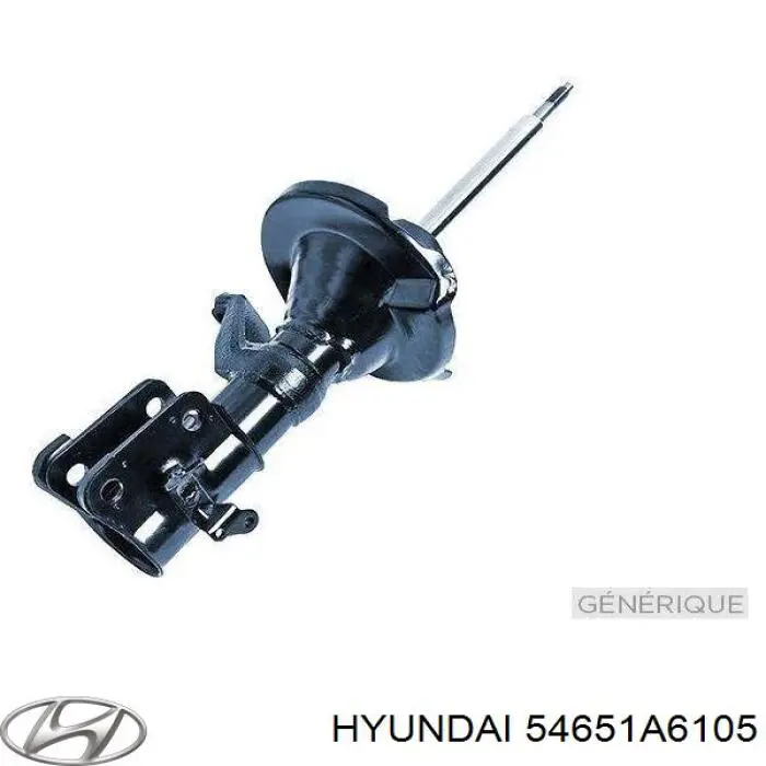 54651A6105 Hyundai/Kia амортизатор передний левый