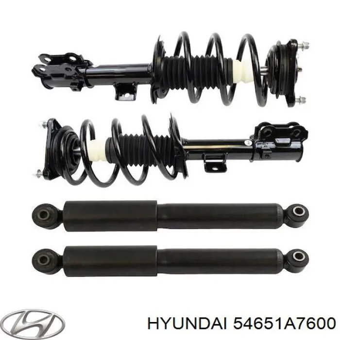 Амортизатор передний левый 54651A7600 Hyundai/Kia