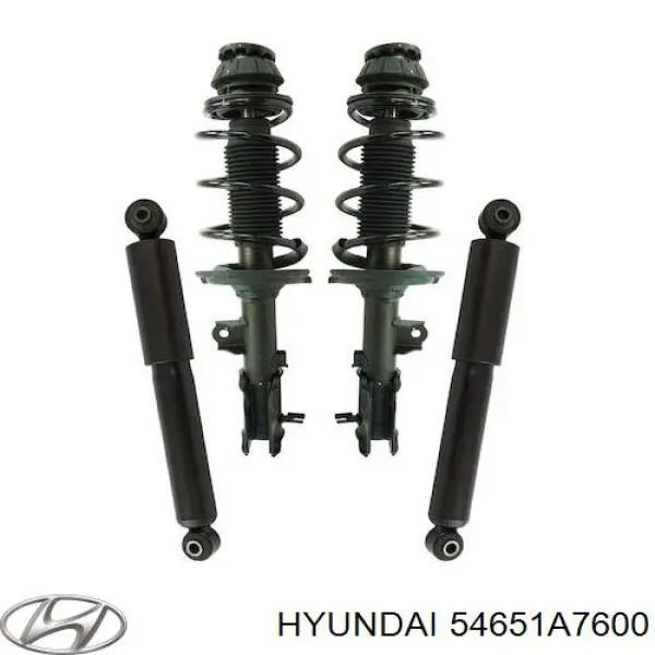 54651A7600 Hyundai/Kia Амортизатор передний левый