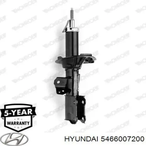 Амортизатор передний правый 5466007200 Hyundai/Kia