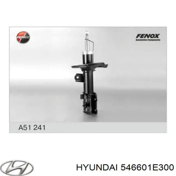 546601E300 Hyundai/Kia амортизатор передний правый