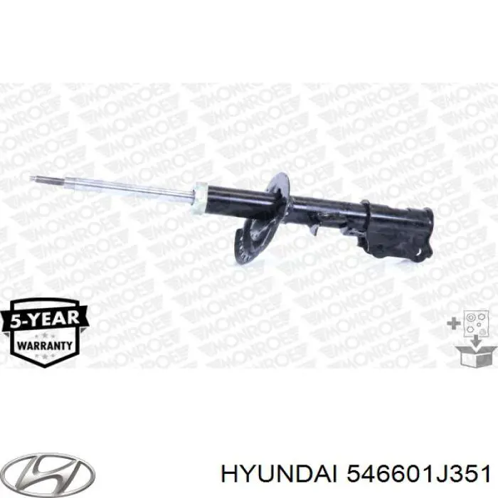 546601J351 Hyundai/Kia Амортизатор передней подвески правый