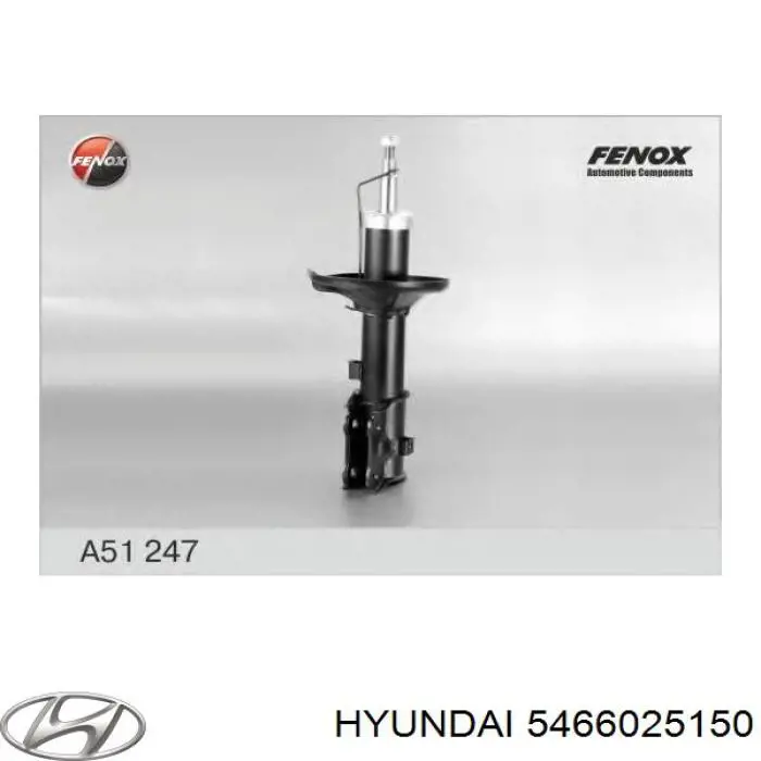 Амортизатор подвески передний левый Hyundai/Kia 5466025150 цена, от 28.19 USD