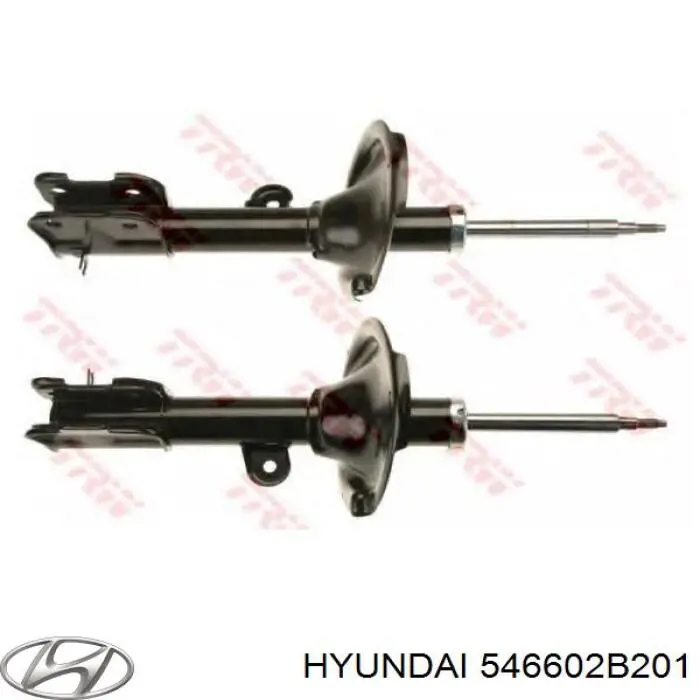 Амортизатор передний правый 546602B201 Hyundai/Kia