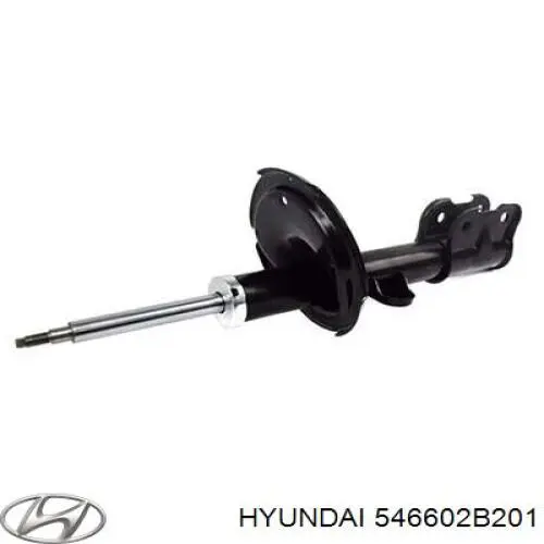 Стойка передняя правая Hyundai/Kia 546602B201
