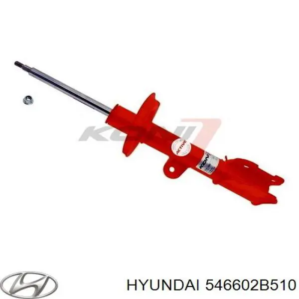 Амортизатор передний правый S546602B510 Hyundai/Kia