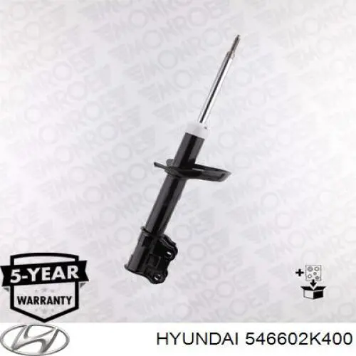 Амортизатор подвески передний левый Hyundai/Kia 546602K400 цена, от 47.60 USD