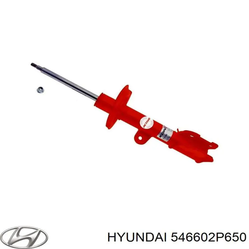 546602P650 Hyundai/Kia amortecedor dianteiro direito