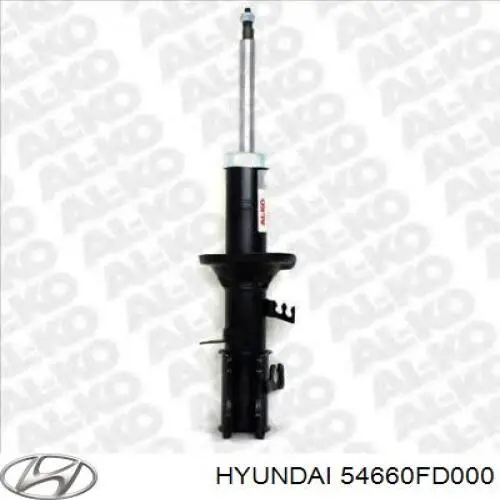 54660FD000 Hyundai/Kia амортизатор передний правый