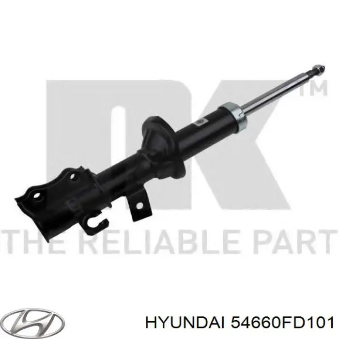 54660FD101 Hyundai/Kia amortecedor dianteiro direito