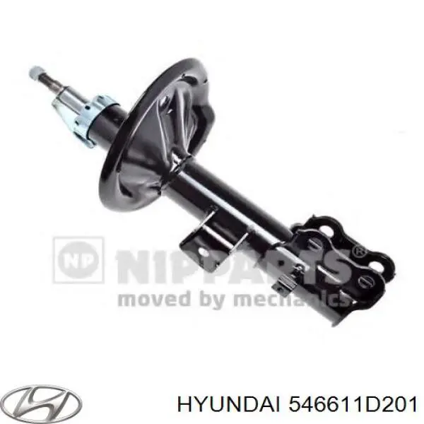 546611D201 Hyundai/Kia amortecedor dianteiro direito