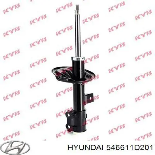 Амортизатор подвески передний левый Hyundai/Kia 546611D201 цена, от 38.22 USD