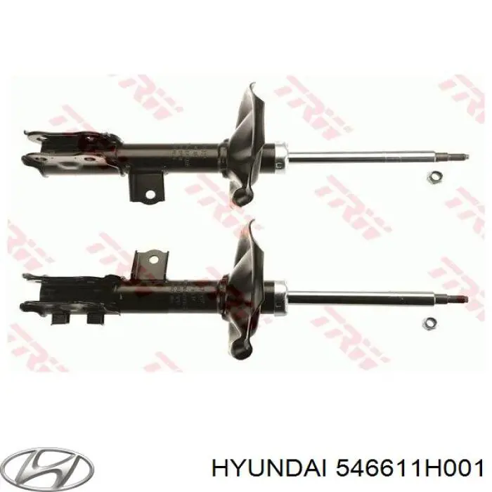 546611H001 Hyundai/Kia amortecedor dianteiro direito