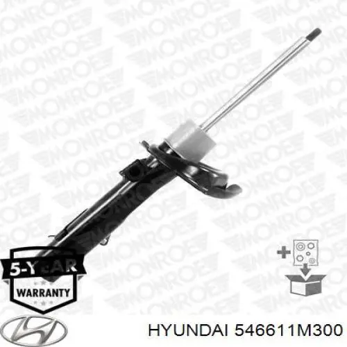 546611M300 Hyundai/Kia amortecedor dianteiro direito