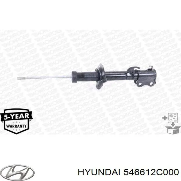 Амортизатор передний правый 546612C000 Hyundai/Kia