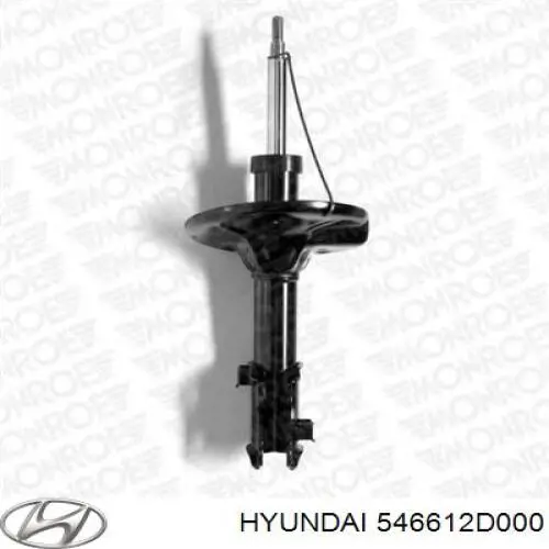 546612D000 Hyundai/Kia Амортизатор передней подвески правый