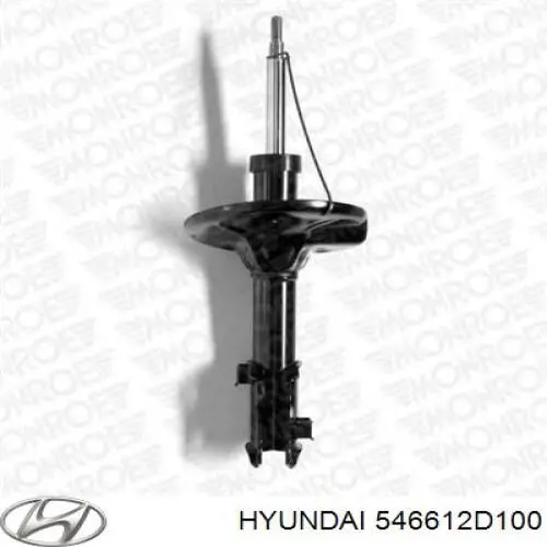 Амортизатор подвески передний левый Hyundai/Kia 546612D100 цена, от 44.24 USD