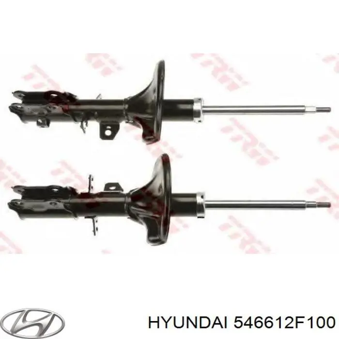 Стойка передняя правая Hyundai/Kia 546612F100