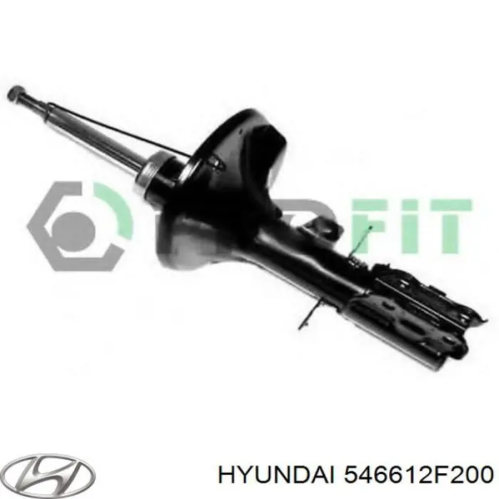Купить 546612F200 Hyundai/Kia Амортизатор подвески передний правый