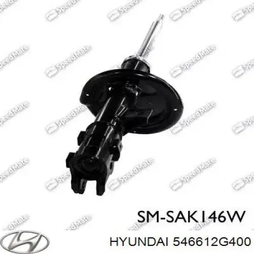 Амортизатор передний правый 546612G400 Hyundai/Kia
