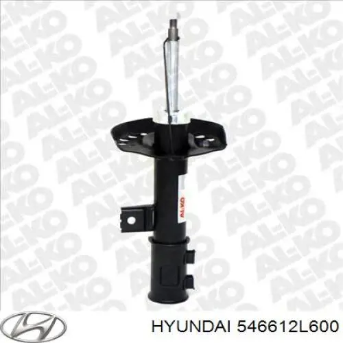 Амортизатор подвески передний левый Hyundai/Kia 546612L600 цена, от 45.16 USD