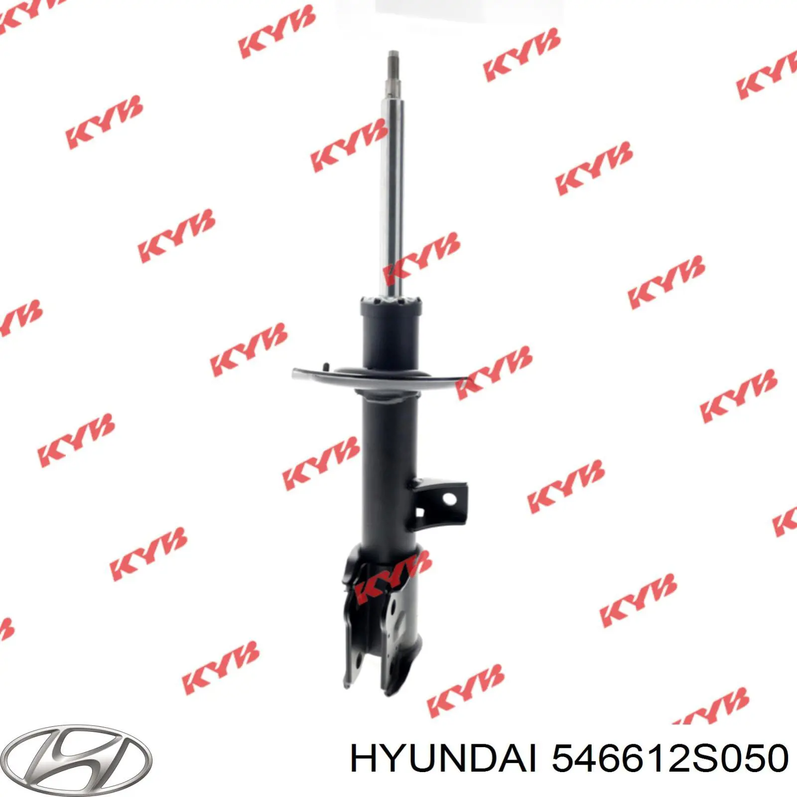 546612S050 Hyundai/Kia amortecedor dianteiro esquerdo