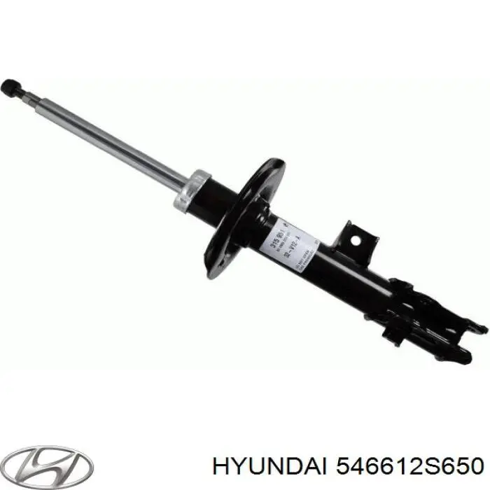 Амортизатор передній, правий 546612S650 Hyundai/Kia
