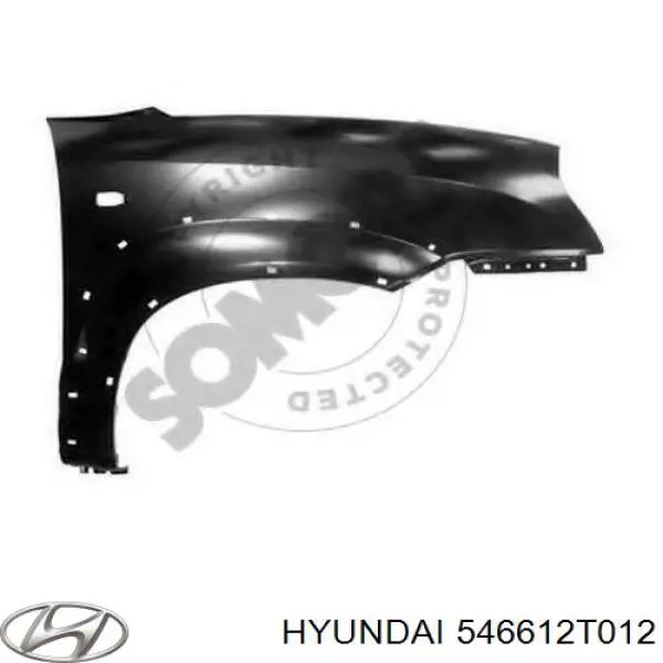 Купить 546612T012 Hyundai/Kia Амортизатор подвески передний правый