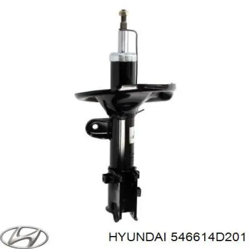 Стойка передняя правая Hyundai/Kia 546614D201