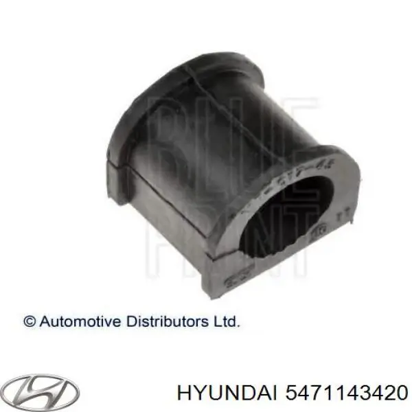 Втулка стабилизатора переднего HYUNDAI 5471143420