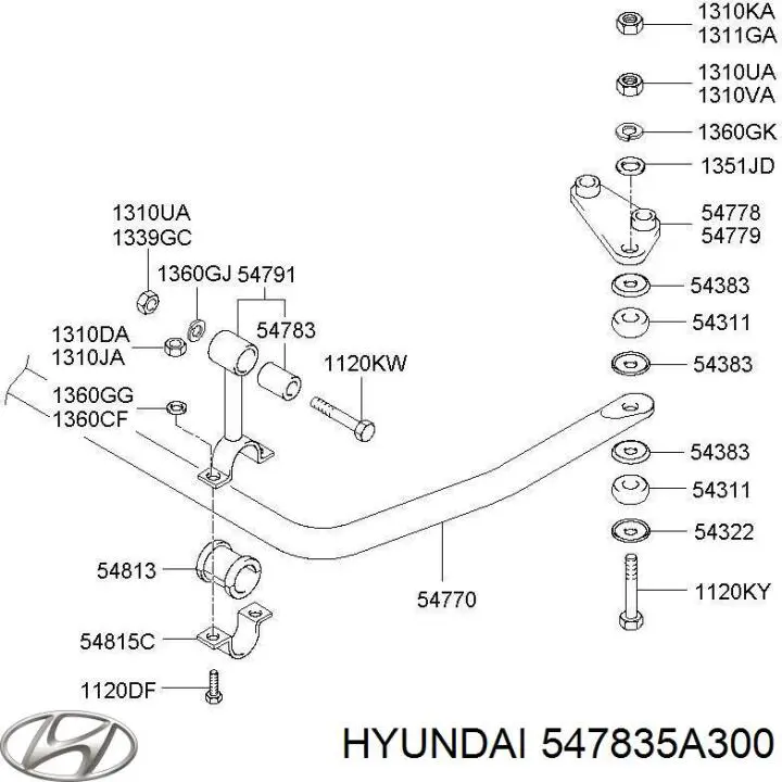 547835A300 Hyundai/Kia 