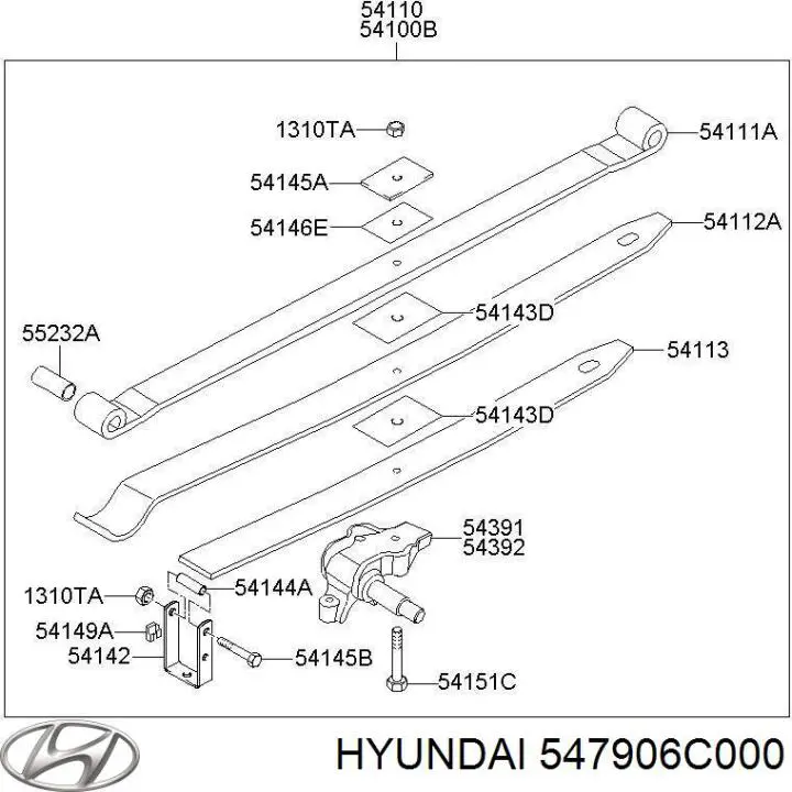  Hyundai/Kia 547906C000 цена, от 61.15 USD